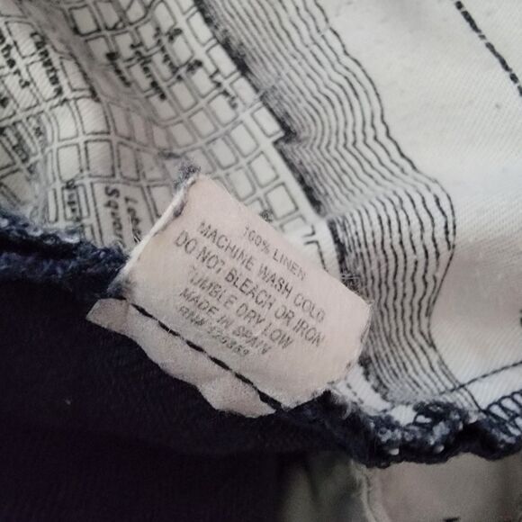 Taylor Stitch Mens Size (31.5" - 32") Navy 100% Linen Shorts Casual Preppy - Picture 9 of 10